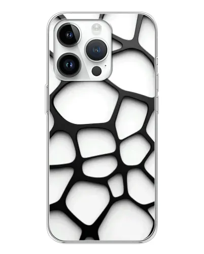 Чехол для Realme P4 с картинкой «Белая объемная сетка» Чехол для Realme P4 с картинкой «Белая объемная сетка»