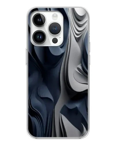 Чехол для Realme P4 с картинкой «Объемные синие складки» Чехол для Realme P4 с картинкой «Объемные синие складки»