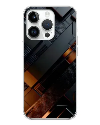 Чехол для Realme P4 с картинкой «Черные геометрические блоки» Чехол для Realme P4 с картинкой «Черные геометрические блоки»