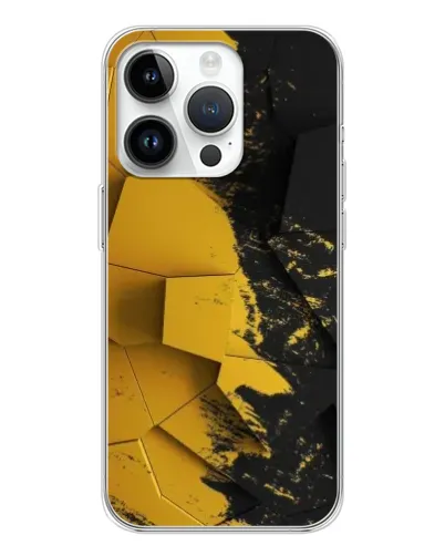 Чехол для Realme P4 с картинкой «Золотые осколки геометрии» Чехол для Realme P4 с картинкой «Золотые осколки геометрии»