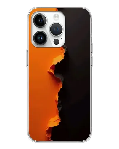 Чехол для Realme P4 с картинкой «Оранжевый разлом» Чехол для Realme P4 с картинкой «Оранжевый разлом»