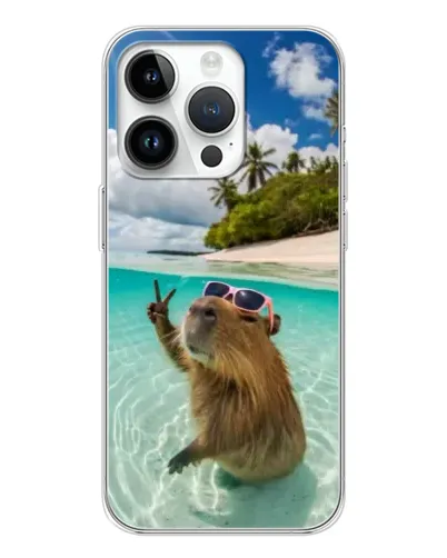 Чехол для Realme P4 с картинкой «Капибара на море» Чехол для Realme P4 с картинкой «Капибара на море»
