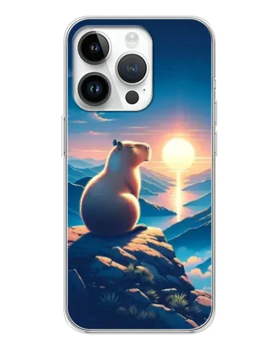 Чехол для Realme P4 с картинкой «Закат солнца с капибарой» Чехол для Realme P4 с картинкой «Закат солнца с капибарой»