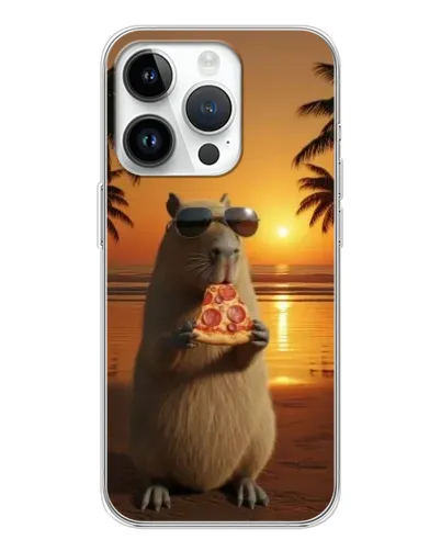 Чехол для Realme P4 с картинкой «Капибара с пиццей» Чехол для Realme P4 с картинкой «Капибара с пиццей»