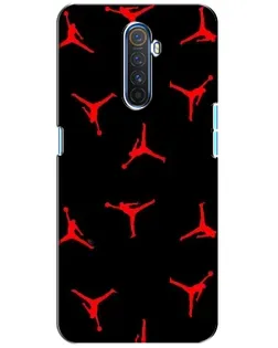 Чехол для Realme X2 Pro с картинкой «Jordan Red Pattern» Чехол для Realme X2 Pro с картинкой «Jordan Red Pattern»