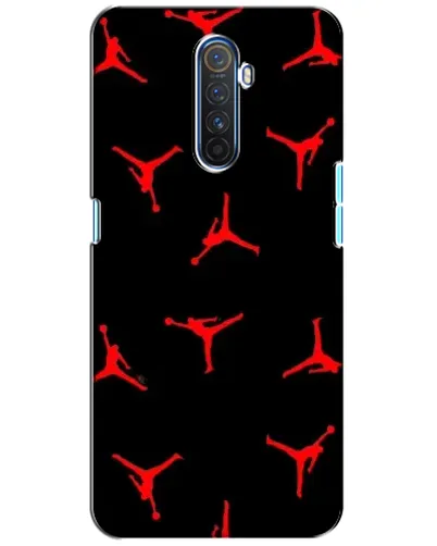 Чехол для Realme X2 Pro с картинкой «Jordan Red Pattern»