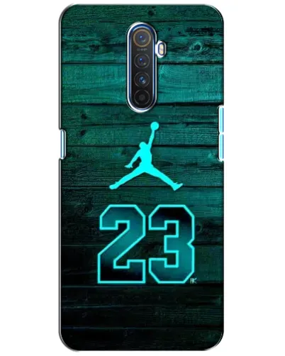 Чехол для Realme X2 Pro с картинкой «Jordan Cyan 23»