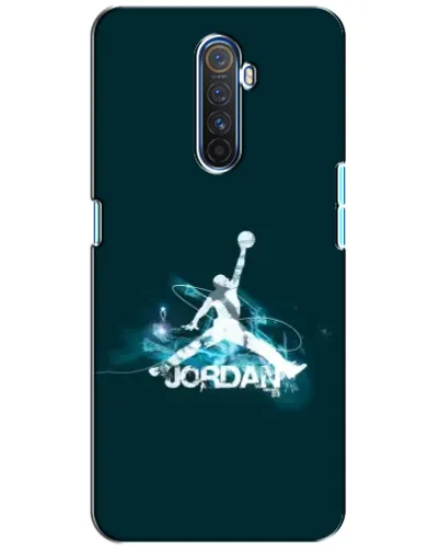 Чехол для Realme X2 Pro с картинкой «Jordan Blue Fire»