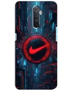 Чехол для Realme X2 Pro с картинкой «Техногенный стиль Nike»