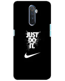 Чехол для Realme X2 Pro с картинкой «Текстовый принт Nike»