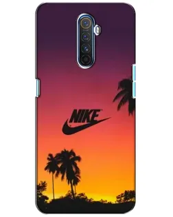 Чехол для Realme X2 Pro с картинкой «Nike на закате солнца»