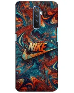 Чехол для Realme X2 Pro с картинкой «Nike в абстракции»