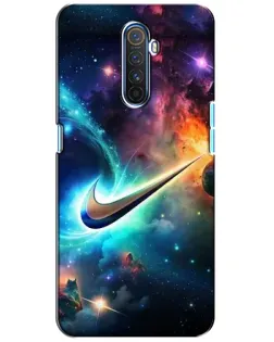Чехол для Realme X2 Pro с картинкой «Космический Nike Swoosh»
