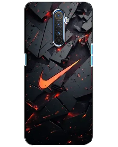 Чехол для Realme X2 Pro с картинкой «Nike — эффект разломов» Чехол для Realme X2 Pro с картинкой «Nike — эффект разломов»