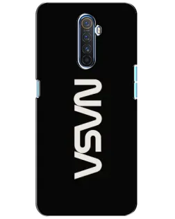 Чехол для Realme X2 Pro с картинкой «NASA — вертикальный логотип»