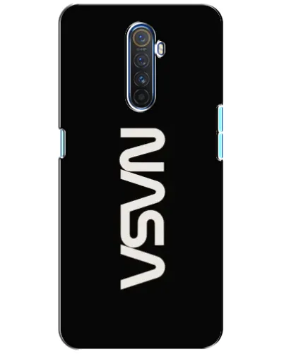 Чехол для Realme X2 Pro с картинкой «NASA — вертикальный логотип»