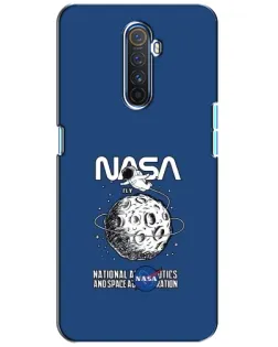 Чехол для Realme X2 Pro с картинкой «NASA — лунная миссия»