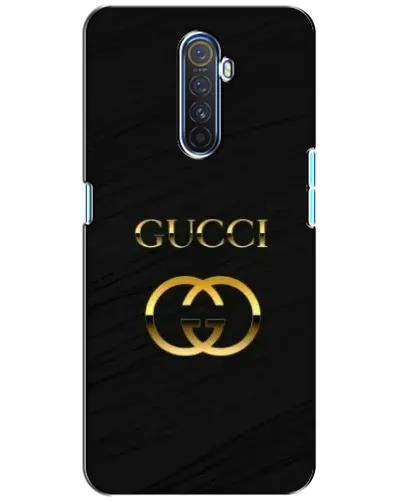 Чехол для Realme X2 Pro с картинкой «Золотой логотип Gucci»