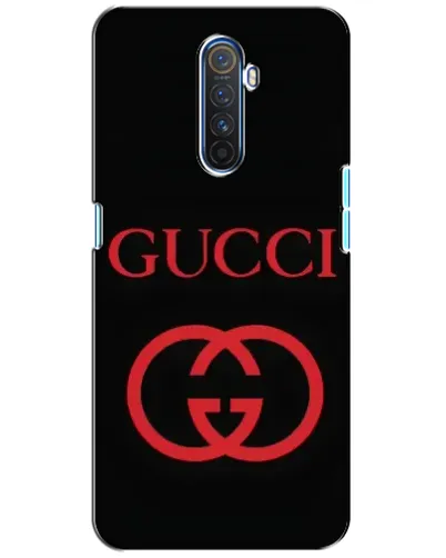 Чехол для Realme X2 Pro с картинкой «Gucci — красный логотип»