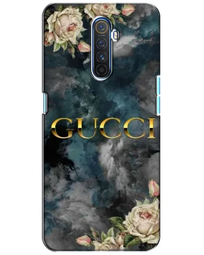 Чехол для Realme X2 Pro с картинкой «Абстрактные цветы Gucci»