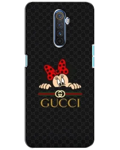 Чехол для Realme X2 Pro с картинкой «Минни Маус Gucci — черный»
