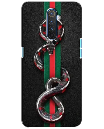 Чехол для Realme X2 Pro с картинкой «Gucci — змея на полосе» Чехол для Realme X2 Pro с картинкой «Gucci — змея на полосе»