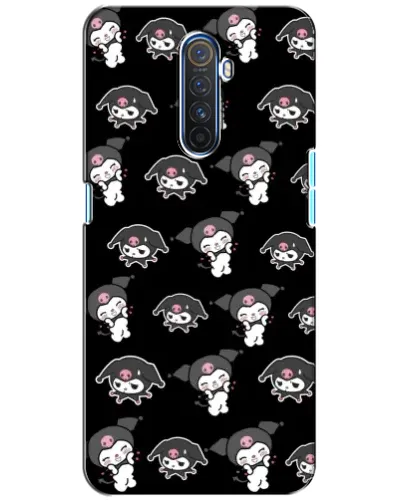 Чехол для Realme X2 Pro с картинкой «Черный паттерн Kuromi» Чехол для Realme X2 Pro с картинкой «Черный паттерн Kuromi»