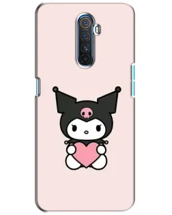 Чехол для Realme X2 Pro с картинкой «Kuromi и сердце»