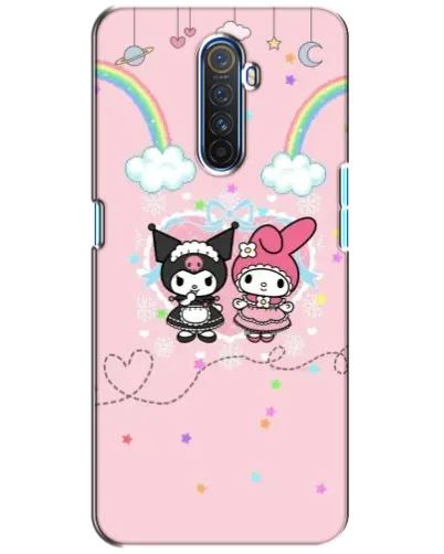 Чехол для Realme X2 Pro с картинкой «My Melody и Kuromi» Чехол для Realme X2 Pro с картинкой «My Melody и Kuromi»