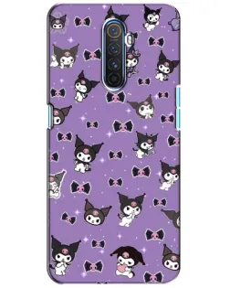 Чехол для Realme X2 Pro с картинкой «Kuromi — паттерн»