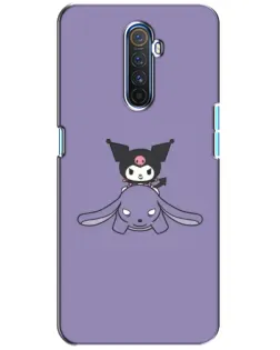Чехол для Realme X2 Pro с картинкой «Kuromi на лиловом фоне»