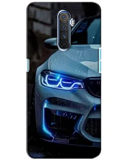 Чехол для Realme X2 Pro с картинкой «Взгляд BMW с синими фарами»