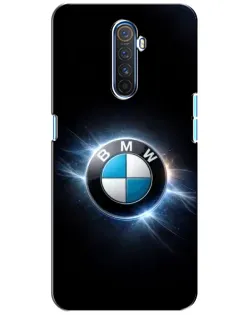 Чехол для Realme X2 Pro с картинкой «BMW — неоновое сияние»
