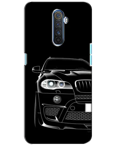 Чехол для Realme X2 Pro с картинкой «Темный силуэт BMW»