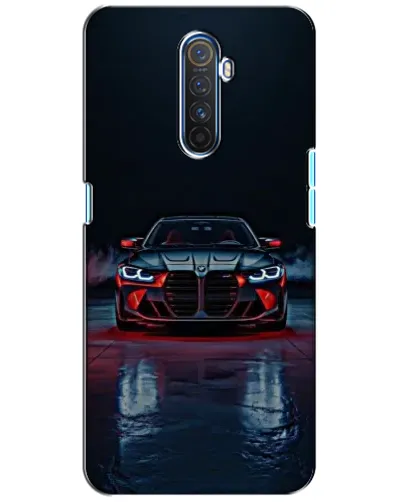Чехол для Realme X2 Pro с картинкой «BMW на мокрой дороге»