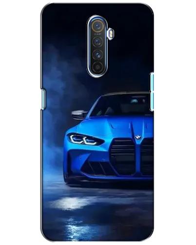 Чехол для Realme X2 Pro с картинкой «Голубая BMW M4»