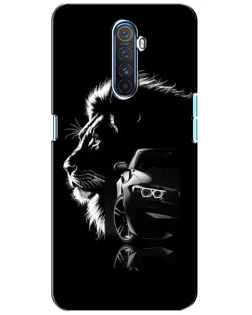 Чехол для Realme X2 Pro с картинкой «BMW и лев»