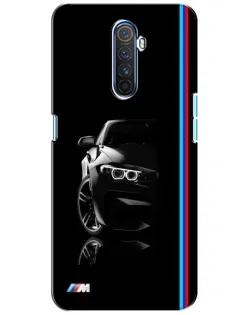 Чехол для Realme X2 Pro с картинкой «Силуэт BMW в темноте»