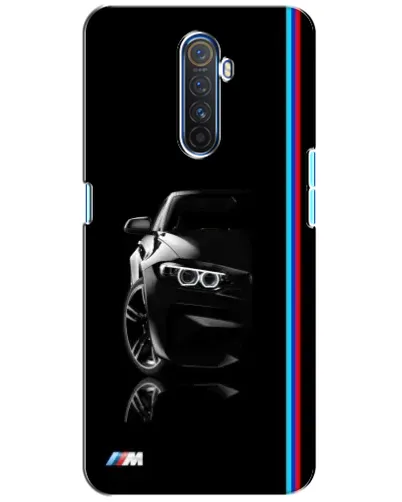 Чехол для Realme X2 Pro с картинкой «Силуэт BMW в темноте»