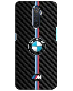 Чехол для Realme X2 Pro с картинкой «Эмблема BMW и карбон»