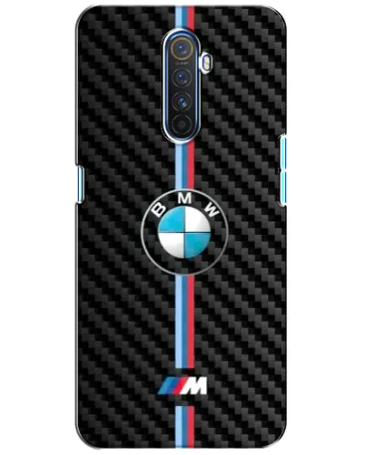 Чехол для Realme X2 Pro с картинкой «Эмблема BMW и карбон»