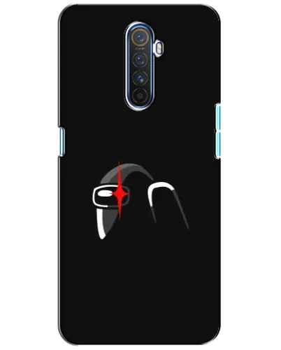 Чехол для Realme X2 Pro с картинкой «Among Us шлем»