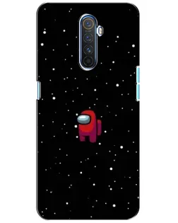Чехол для Realme X2 Pro с картинкой «Красный Among Us»