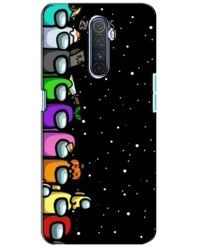 Чехол для Realme X2 Pro с картинкой «Команда Among Us»