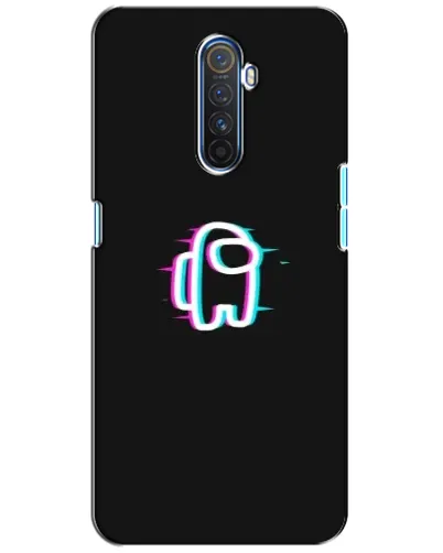 Чехол для Realme X2 Pro с картинкой «Among Us неон»