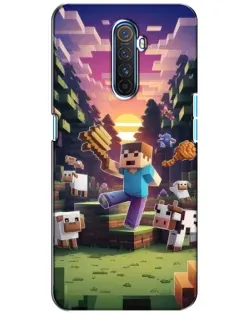 Чехол для Realme X2 Pro с картинкой «Стив на ферме» Чехол для Realme X2 Pro с картинкой «Стив на ферме»