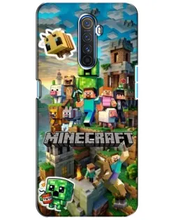 Чехол для Realme X2 Pro с картинкой «Замок Minecraft» Чехол для Realme X2 Pro с картинкой «Замок Minecraft»