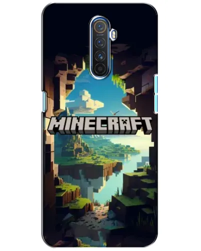 Чехол для Realme X2 Pro с картинкой «Пещера Майнкрафт»