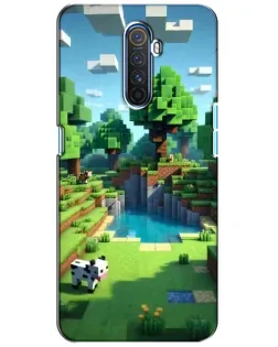 Чехол для Realme X2 Pro с картинкой «Minecraft летний день»