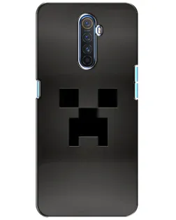 Чехол для Realme X2 Pro с картинкой «Черный крипер градиент»